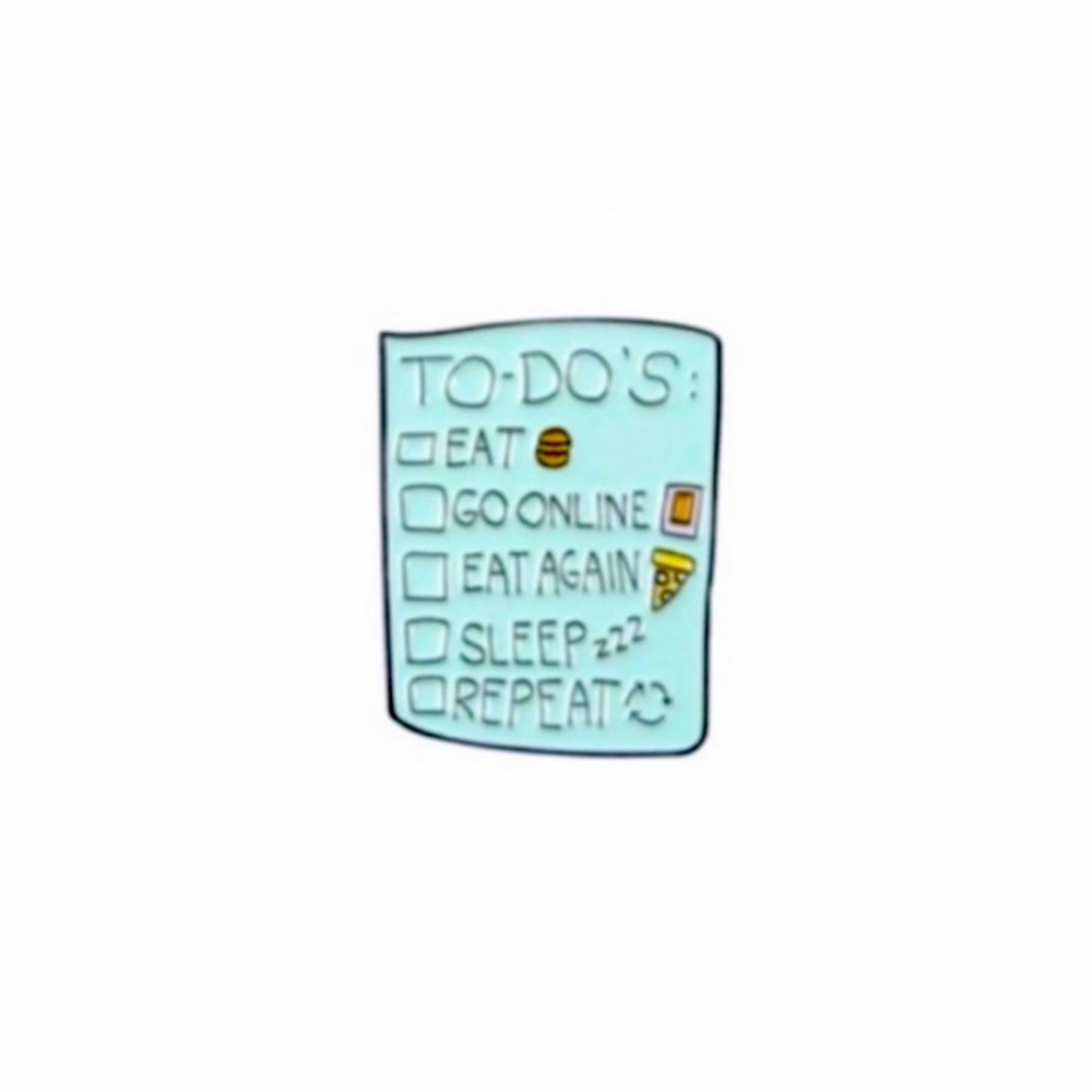 NEW To Do List Metal Pin